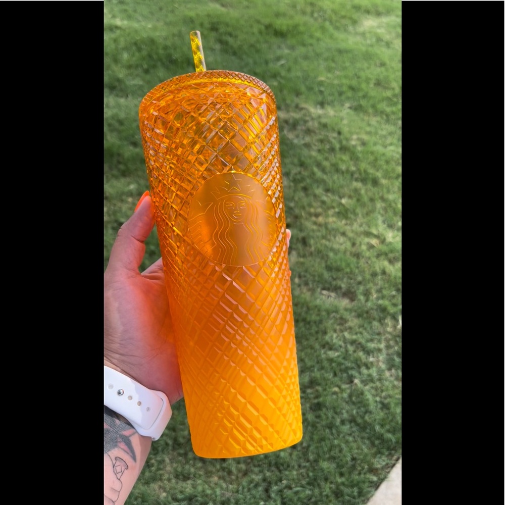 Starbucks mango 🥭 Orange 🍊 Tumbler